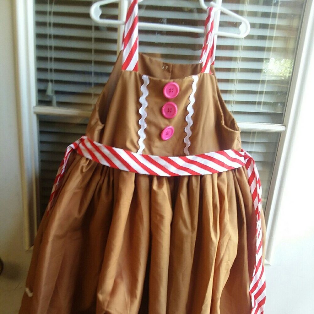 Size 8-10t gingerbread dress